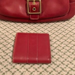 Coach Red Wallet